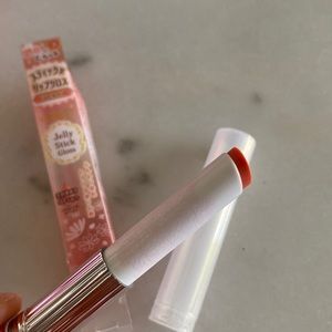 Japanese cosmetic jelly stick gloss canmake 03 coral